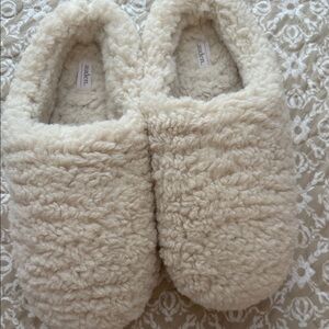 Auden Cream Fuzzy Mules